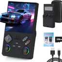 V40 Max Retro Handheld Game Console, 256GB TF Card with 40000 Classic Games, 4.0 Inch IPS HD Screen, 4000mAh Battery, Portable Mini Emulator System (Black)