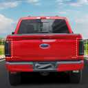 Savadicar 2-Piece Smoked Black Taillight Cover for 2021-Present Ford F150, Smoke Tail Lamp Overlay, Exterior Styling Upgrade Accessories