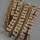 Clothes Pins Wood for Hanging Clothes,3.5 Inch100pcs Heavy Duty Wooden Clothespins,Clothes Pins for Craft,Wooden Clips for Pictures. | Rust Resistant