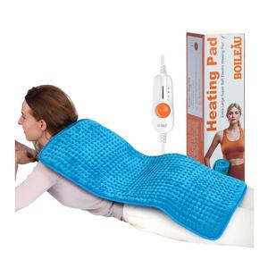 Boileau Electric Heating Pad for Back Pain and Period Cramps Relief, 17"x33" Extra Large XXXL, 3 Heating Levels Heat Pad with 2-Hour Auto Shut Off, Gifts for Women and Mom, Blue