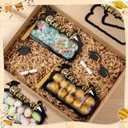 Motiskyy 30 Pack 2026 Graduation Candy Card Class of 2026 Grad Party Favor Supplies Candy Dome Greeting Card with Tassel Chocolate Holder College High School Graduate Gift Box DIY (Black,Gold)