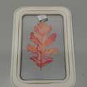 HH 11.8in Clear Wall Sign Leaf Red
