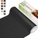 Leather Repair Tape,16 x 80 Inches Self Adhesive Leather Repair PatchLeather Repair Kit for FurnitureCouches,Car Seats,Cabinets,Handbags(Black-Litchi Grain)