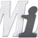 Family Wood Signs for Home Decor in Grey Teal White Multicolor - Rustic Freestanding Stacked Letters for Shelf Mantel- 3D Thick Retro Family Wooden Letter 16x5 Inches