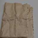 Smiry Square Table Cloth, Waterproof Heavy Duty Vinyl Tablecloths, Wipeable Washable Table Cover for Kitchen and Dining Room (Beige, 54" X 54")