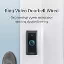 Ring Video Wired Doorbell (newest model), Home or business security, Two-Way Talk, advanced motion detection, HD camera and real-time alerts to monitor your front door (wiring required)