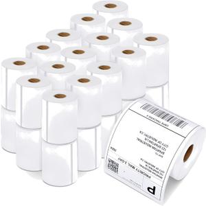 Aegis Adhesives- 4x6 Shipping Labels, Direct Thermal Labels, DYMO 4XL 1744907, Return Address Labels for Mailing, Packages - Compatible with Zebra, Rollo Printers - (6600 Count, 30 Rolls, Not 5XL)