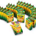 Crayola Crayons Bulk (24 Packs), Coloring Book Supplies, Presharpened Crayons for Kids, Stocking Stuffers, Preschool Classroom Supplies, Gifts, Ages 3+ (576 Count (Pack of 1))