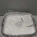 Collapsible Wash Basin with Drain Plug - 2.4 Gallon Foldable Kitchen Sink for Baby Bottles, RV Camping, Space-Saving Dish Tub (Gray)