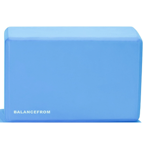 High Density Yoga Block 9"x6"x4" Multiple Colors