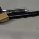 Lootkell Modern Black Curtain Rods for Windows 28 to 48 Inches Adjustable Length Heavy Duty 1" Diameter Window Curtain Rod with Decorative Finials for Outdoor Farmhouse Bedroom Kitchen Living Room