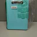 ANZNKU Clipboard with Storage, 13x9.6 Nursing Clipboard Foldable, Storage Clipboards with Pen Holder, Letter Size Clip Board Folder for Teacher Nurse Work, School & Office Supplies(Mint Blue)