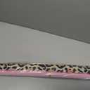Hot Pink Cute Leopard Mahjong Mat 31.5 x 31.5 Inch, Preppy Pink Y2K Cheetah Non-Slip Noise Reduction Mahjong Table Mat for American Mah Jong Poker Card Board Games Dominoes