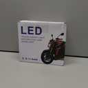 LED Trailer Light Kit - Round 16LED Tail Lights With Rubber Ring, Stop Brake Running Reverse Lamps for Trucks (4pcs, Red and White)