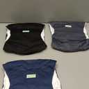 Wegreeco Washable Dog Diapers - Washable Male Dog Belly Wrap - Pack of 3 - (Black, Charcoal, Navy, Medium)