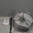 16" Black Drum Pendant Lighting Kitchen Island 3-Light Modern Farmhouse Chandelier with White Fabric Shade Rustic Hanging Light Fixtures for Dining Room Hallway Bedroom Foyer