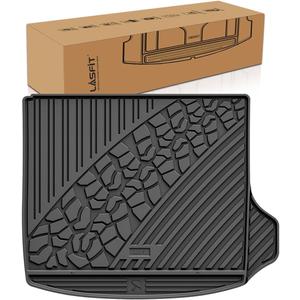 LASFIT Trunk Mat for Jeep Grand Cherokee WL 2022-2025 2026 5-Seat (Include 4xe, NOT for L) All Weather TPE Custom Fit Cargo Mat Trunk Liner Cargo Liner, Black