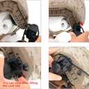 Helmet ARC Rail Adapter for COMTA Tactical Headset Airsoft Sports (Black)