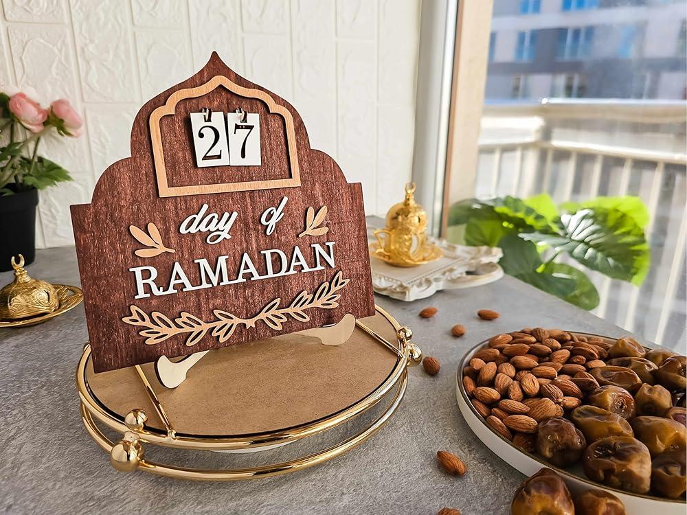 OLEEK Ramadan countdown calendar - Ramadan decorations for home 2026 - Ramdan calendar for kids - Ramadans gifts for kids - ramadan calendar 2026 - ramadan advent calend