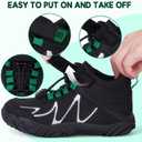 Kids Hiking Boots, Toddler Hiking Shoes Boys Girls Non-Slip Anti Collision Athletic Trekking Walking Boots for Little Kid/Big Kid