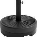 GarveeLife Patio Umbrella Base, 80lb Capacity Heavy Duty Design with Adjustable Pole Adapter Fits 1.5" to 2.1" Poles for 7.5-11FT Umbrellas, Corrosion-Resistant and Wind-Resistant for Outdoor, Patio