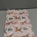 Vnaaem Reversible Afican American Christmas Wrapping Paper for Men Women - Black Santa & Bufflao Plaid Pattern Gift Wrap for Holiday Birthday, Party, Baby Shower (Afican American Xmas, 17 In X 16.5 Ft)