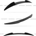 Rear Spoiler Compatible with 2018-2024 Kia Stinger, Trunk Exterior Duckbill High Kick Tail Deck Lid Wing Lip Splitter Fits for 2.0L, Premium, GT, GT-Line, GT1, GT2 (Gloss Black)