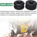 (2 Pack) AR-PRO 10" Heavy-Duty Replacement All-Purpose Utility Tire and Tube - 4.10/3.50-4" Pneumatic Tires with 10" Inner Tubes TR-13 Straight Valve Stem for Lawn Mowers, Hand Trucks, and More