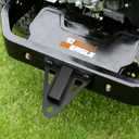 Lawn Mower Hitch 1-1/4" Receiver, Heavy Duty Steel Trailer Hitch for Zero Turn Lawn Mower, Universal Bolt-On Lawn Mower Trailer Hitch, Zero Turn Mower Accessories