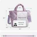 BAGSMART Crossbody Bags for Women, Lightweight Purses for Women, Quilted Puffer Tote Handbags for Daily Use,Shop,Travel