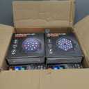 12 Packs 36 LED Stage Lights RGB LED Par Lights 7 Channels DJ Uplights for Events with Sound Activated Remote Control & DMX Uplighting for Events Party Club Wedding Christmas Holiday Disco