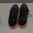 LUCKY STEP Women Air Cushion Fashion Sneakers Breathable Casual Comfortable Lightweight Walking Shoes (Black Multi,9)