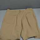 Lesmart Womens Golf Shorts Lightweight Stretch Relaxed Fit Knee Length Ladies Bermuda Shorts, Size 12