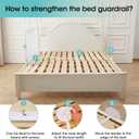 NUTIKAS Baby Bed Rail Guard for Toddlers - 35.4" Toddler Bed Rails for Crib,Twin,Full, Queen Bunk Size Bed Swing Down Bedrail Extral Tall Child Safety Side Railing Guards for Kids