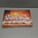 3 x OZIBGS Seven Lucky Running Wild Horses Wall Art Animal Posters Canvas Poster Bedroom Decor Sports Landscape Office Room Decor Gift Frame-style 08x12inch(20x30cm)