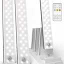 EZVALO 3-Pack Under Cabinet Lighting with Charging Station, 2000mAh Rechargeable Wireless Motion Sensor Lights, 3 Color Temps, Dimmable, Timer, Magnetic, with Remote Control for Kitchen, Closet