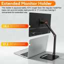 Vertical Portable Monitor Stand for 4-17.3 Inch Screen, Tablet Stand Holder for iPad,Kindle, VESA Mount Monitor Stands, Universal Expandable Display Base Height Adjustable Up to 15.5''