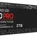 Samsung 990 PRO SSD 1TB PCIe 4.0 M.2 2280 Internal Solid State Hard Drive, Seq. Read Speeds Up to 7,450 MB/s for High End Computing, Gaming, and Heavy Duty Workstations, MZ-V9P1T0B/AM