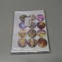 36 Pack Christmas Greeting Cards Bulk Holy Night Blank Note Cards with Envelopes Matching Seal Stickers for Holiday Xmas, 4 x 6 Inch