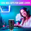 Gamer Gifts for Men, Easter Gifts for Gamers Kids, Gaming Stuff Mugs, Cool Christmas Birthday Gift for Him Men Teenage Teen Boys Boyfriend Husband, Video Games Stainless Steel Tumbler 20oz