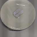 Silver Spoons Opulence Collection Modern Cream Disposable Plastic Salad Plates - 9" (Pack of 10) - Perfect for Weddings, Parties & Special Events