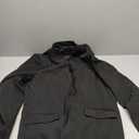 Mens Casual Suit Blazer Jackets Stand Mandarin Collar Lightweight Lined Business Dress Sport Coats, Black, Medium