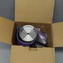 HOMOKUS Electric Coffee Percolator 12 CUPS Percolator Coffee Pot Stainless Steel Percolator Coffee Maker with Clear Knob Cool-touch Handle Auto Keep Warm Function (Purple)