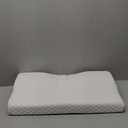 Derila Cervical Queen Size Pillow for Sleeping - Support Pillow for Side, Back, Stomach Sleepers - Contour Best Bed Pillows for Sleeping (1 Pillow | White)