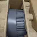 shinic Desk Fan and Heater Combo, Portable Cooling Air Circulator Fan, Tip-Over & Overheat Protection, Turbo Fan Space Heater Combo for Indoor Use Office, Bedroom, Living Room, ETL Listed (Black)