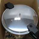 MIRRO 22qt Aluminum Pressure Canner with 3 Regulators & double Cooking Racks, 5/10/15 PSI