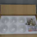 Bubble Chandelier Bubble Ceiling Light 17in Semi Flush Mount Chandelier Blown Glass Mid Century Close to Ceiling Light Fixture for Bedroom Hallway Entryway Kitchen Foryer Dining Room 1 Pack