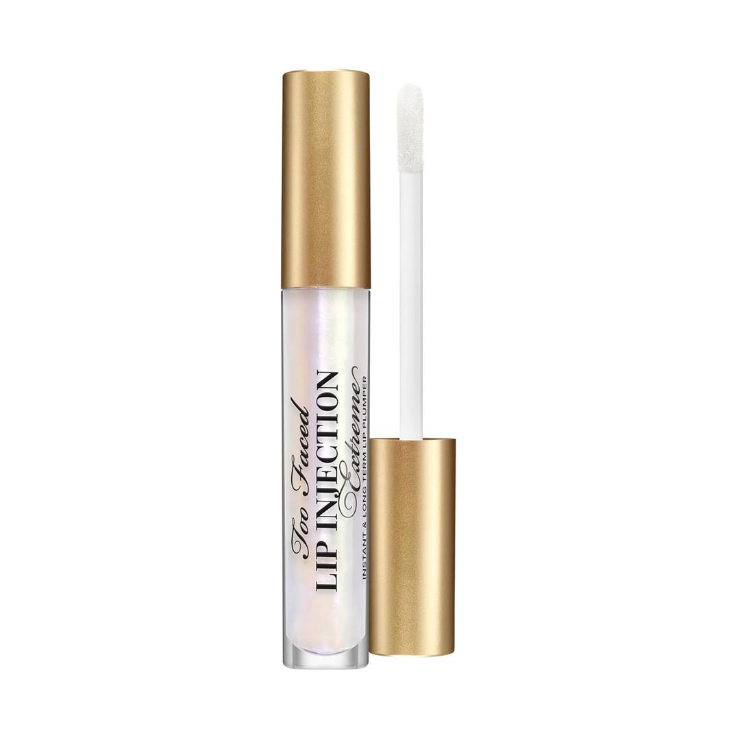 Too Faced Lip Injection Extreme Lip Plumper Gloss | Hydrating, Glossy, & Helps Volume Appear Fuller Over Time (01 Original (Clear))