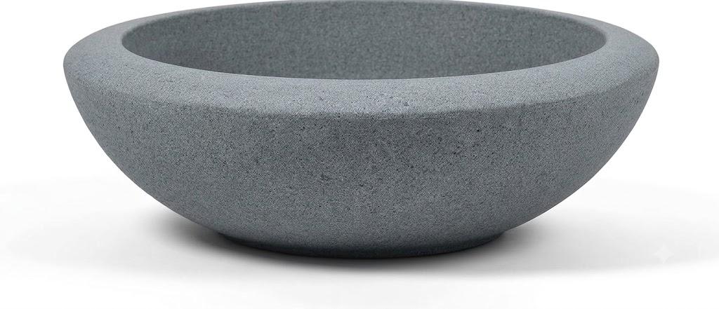 ARBORA 26" Santorini Bowl Planter - Lightweight Polyresin Large Outdoor Pot
Lightweight with Stone-Like Look, UV + Fade-Resistant Durable Polyresin Plant Pot Indoor & Outdoor, Drillable Drainage Hole