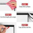 ToLanbbt Rubber Edge Trim U Channel - 1/4" Self Adhesive Sheet Metal Edge Guard Protector, EPDM Seal Strip for Car Doors, Steel Plates, Glass, Hatches, Table Corners, Fit 1/4"(6.4mm), 10Ft, Black